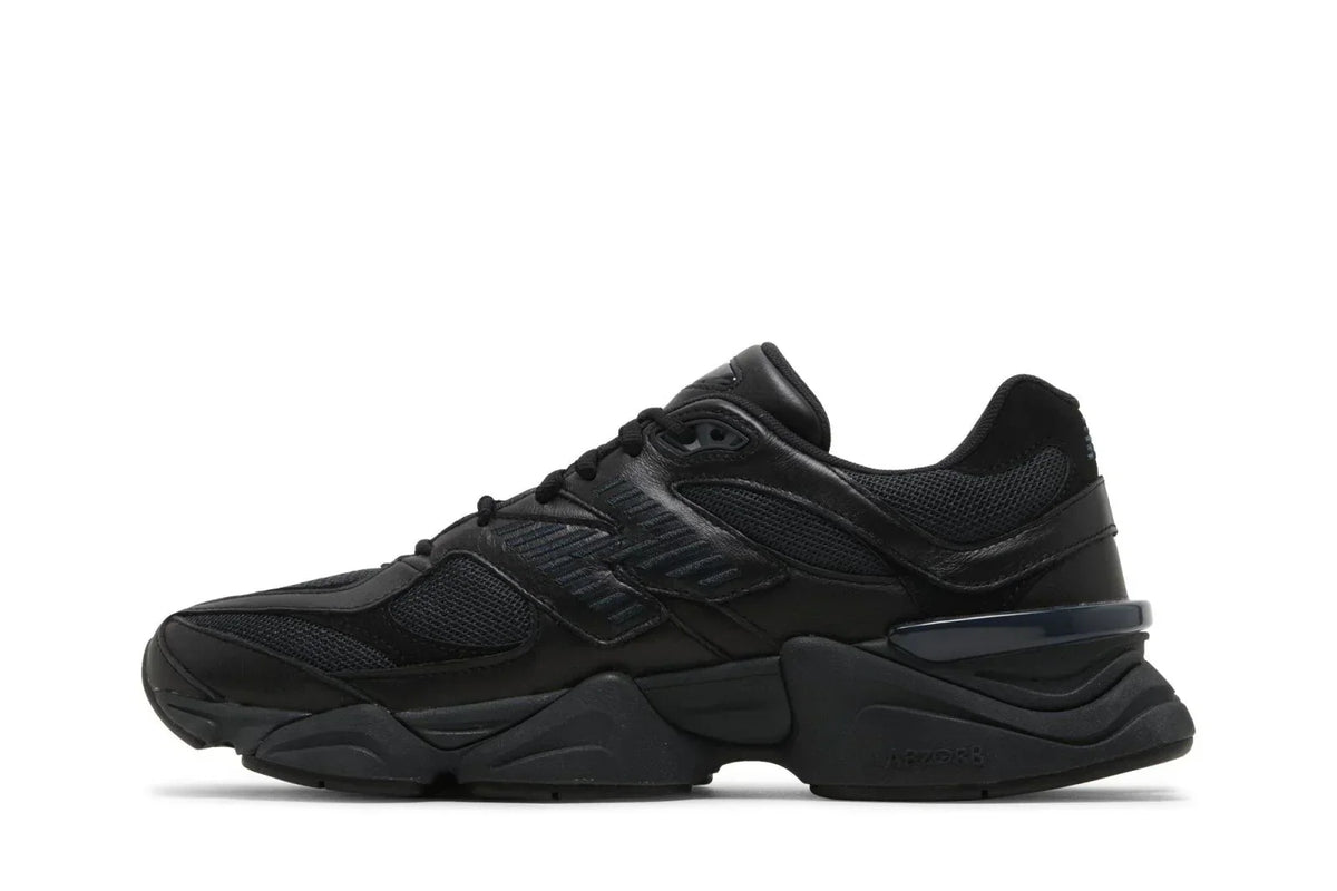 9060 "Triple Black Suede Patent"